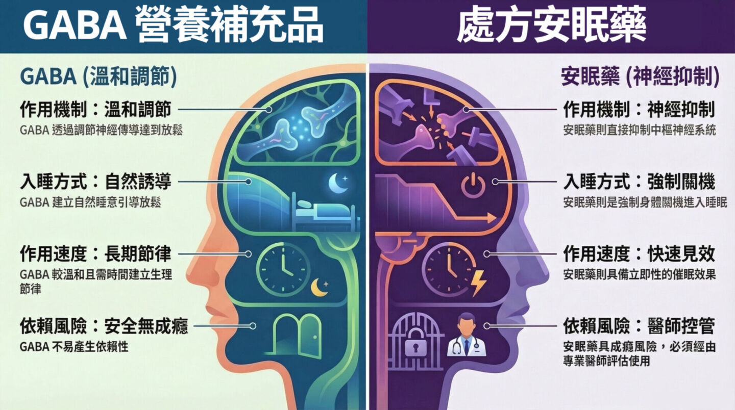 醫師解析 GABA 在大腦中的抑制性神經傳導作用路徑，幫助放鬆與情緒穩定