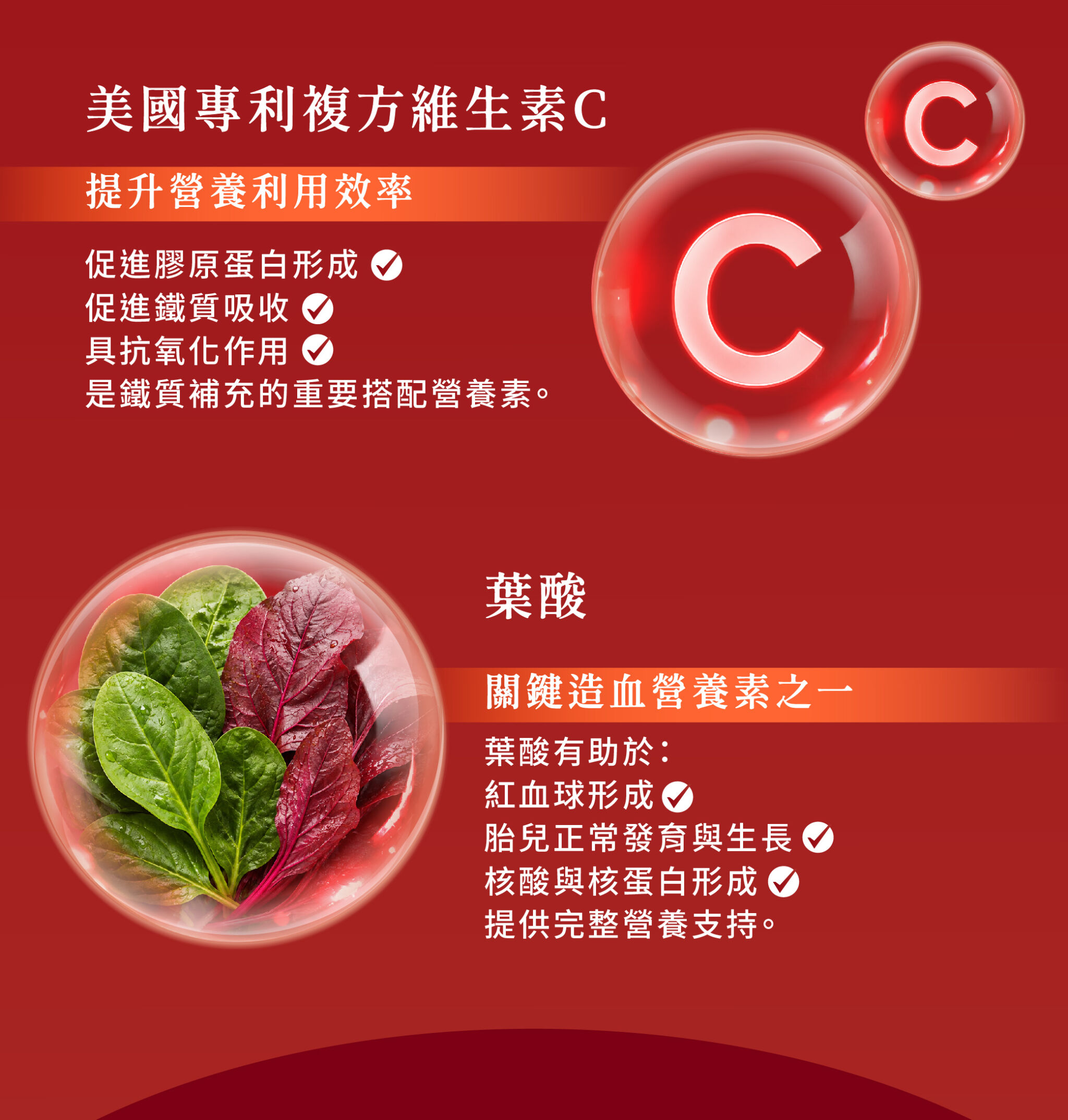 美國專利複方維生素C、葉酸